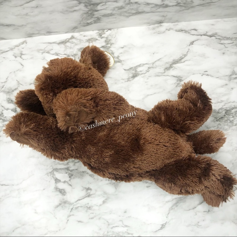Ty Classic Nuzzle Puppy Plush Floppy Chocolate Brown Dog Vintage 2010 - Picture 4 of 8